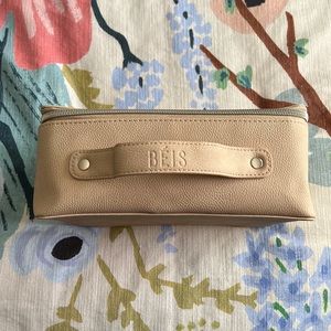 BEIS Tan Cosmetic Bag